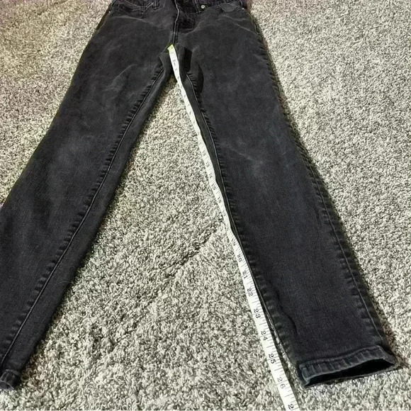 MADEWELL Women's Black 9" High-Rise Skinny Jeans SIZE 26 - Picture 2 of 10